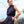 Load image into Gallery viewer, Simi High Neck Blouse - Midnight Blue (Tencel)