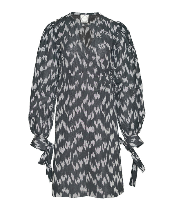 Kavi Dress - Tara Print (Black)