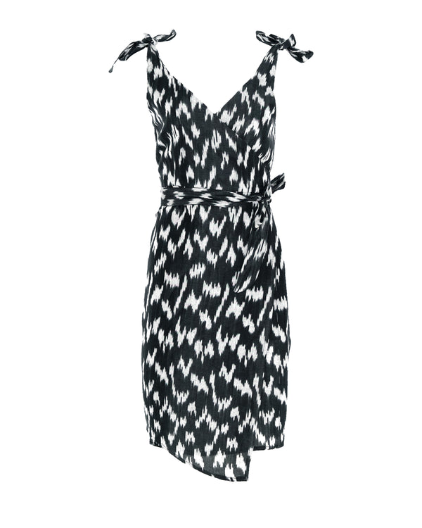 Rita Dress - Tara Print (Black)