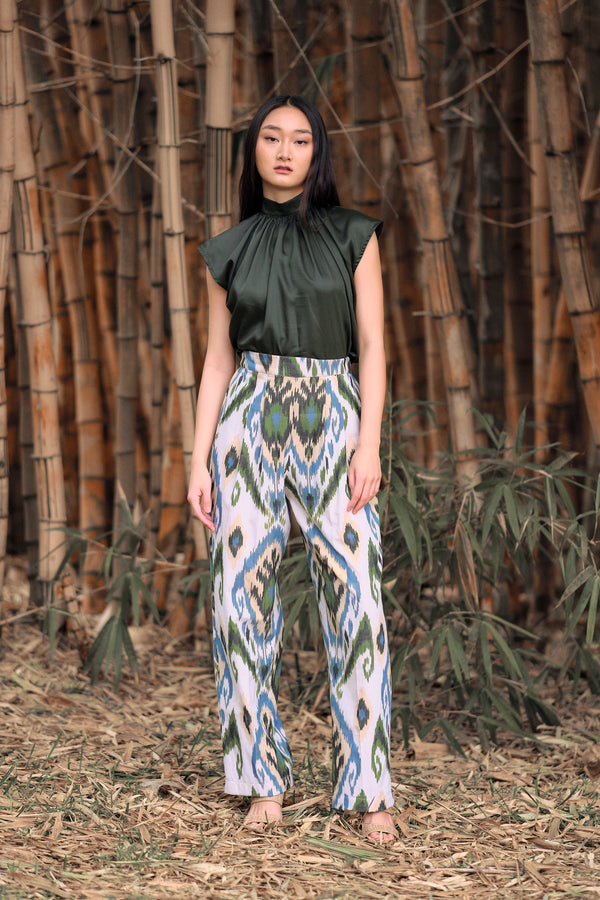 Jina Pants - Peacock (Organic Cotton)