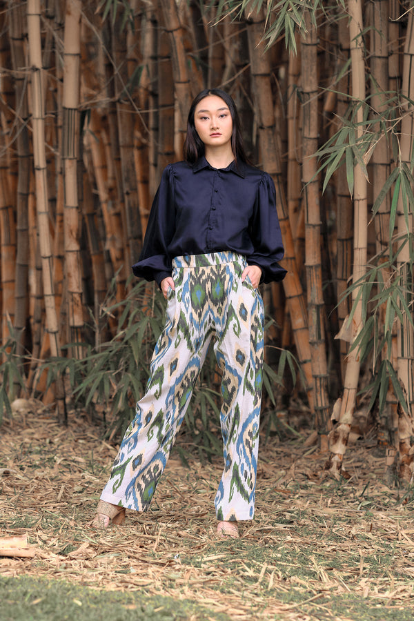 Jina Pants - Peacock (Organic Cotton)