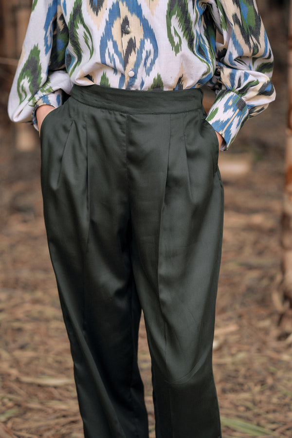 Jina Pants - Forest Green (Tencel)