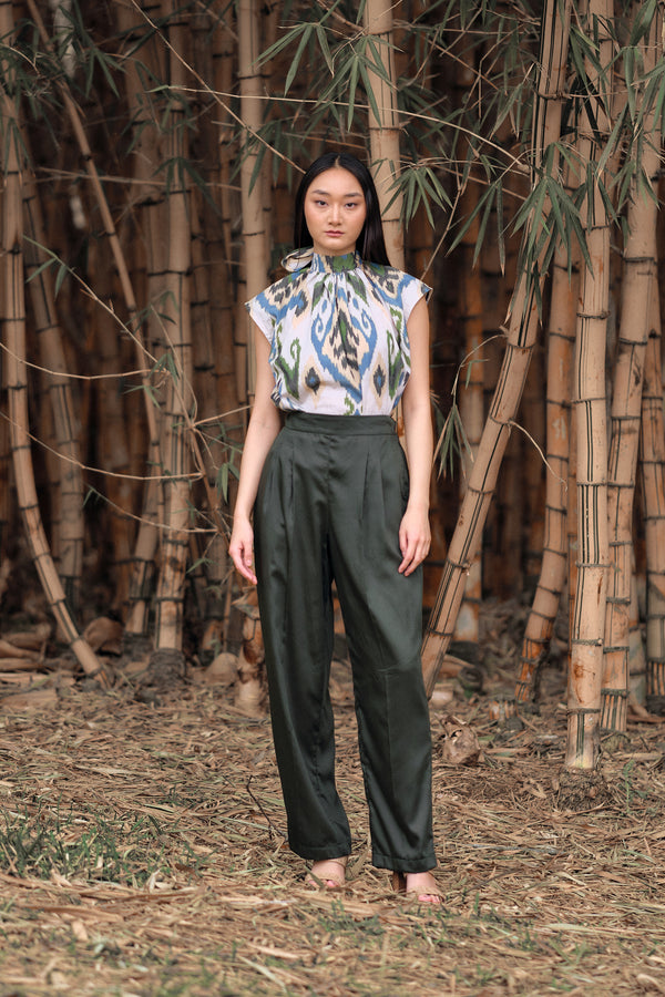 Jina Pants - Forest Green (Tencel)