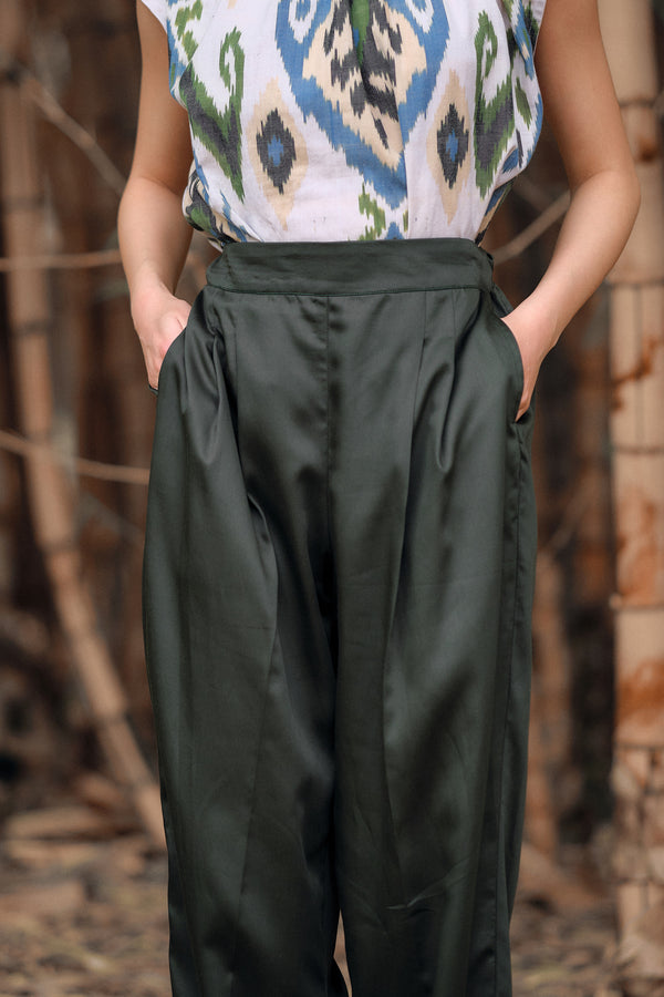 Jina Pants - Forest Green (Tencel)